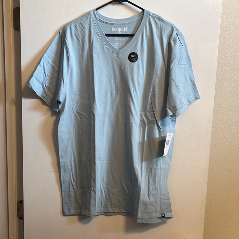Hurley Light Blue Short Sleeve Tee